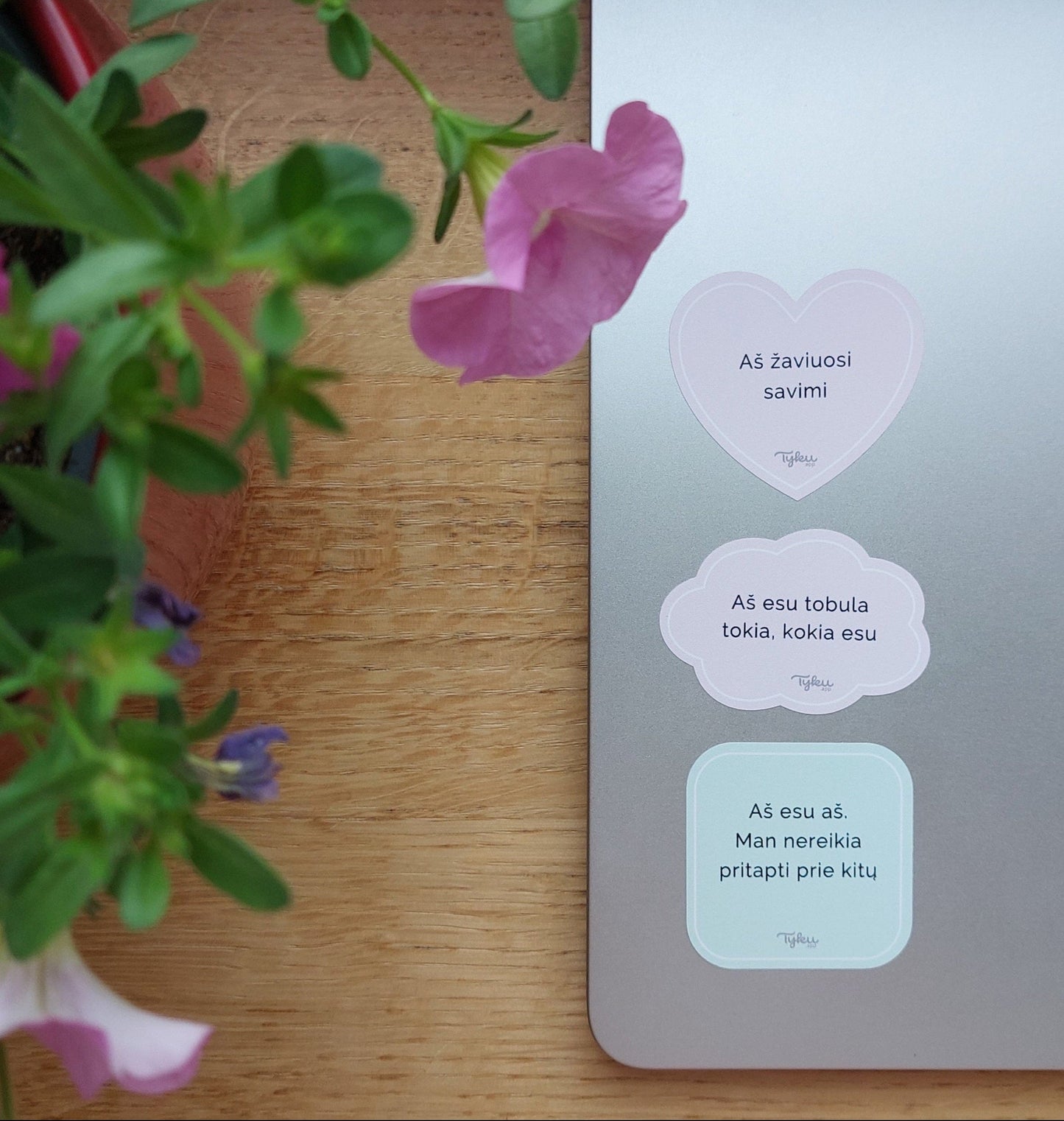 Susikurk savo afirmacijų lipdukų rinkinį - 6 vnt.