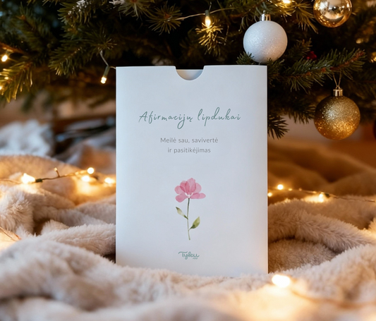 Afirmacijų lipdukai: Meilė sau, savivertė ir pasitikėjimas savimi